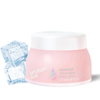 Image of Saturday Skin Face Moisturizer Water Cream Natural Facial Oil free Gel Type Day &amp; Night Korean Skincare 1.69 Fl. Oz.