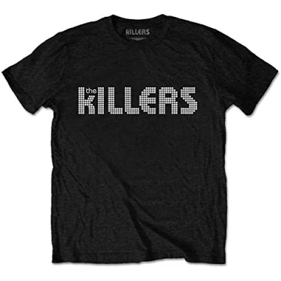 Image of The Killers Dots Logo Official Tee T Shirt Mens Unisex (Large) Black
