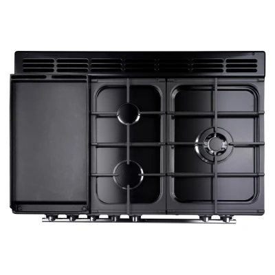 Image of Rangemaster PROP90FXDFFSS/C Professional Plus FX 90 Dual Fuel Stainless Steel and Chrome