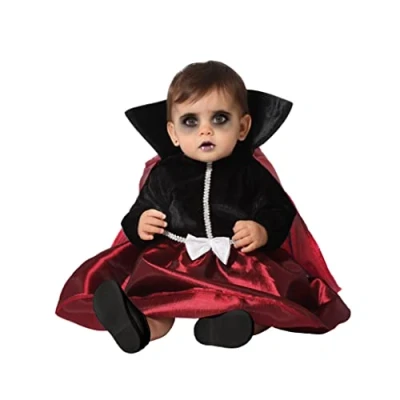 Image of ATOSA Unisex_Baby Déguisement Vampiresse Costumes, Black, 12 24 Months