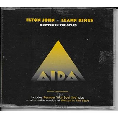 Image of Elton John Written In The Stars CDs 1 &amp; 2 1999 UK CD single set EJSCD/DD45