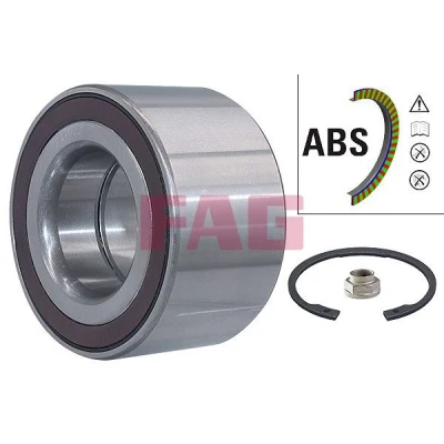 Image of 44300S9H003, 44300TD4J51, 44300TF0951, 44300TF0951WB Wheel bearing kit FAG 713 6179 30 Photo corresponds to scope of supply 74mm HONDA: JAZZ 3, 4