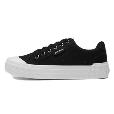 Image of Rocket Dog Cheery Womens Black and White Canvas Size 8 UK