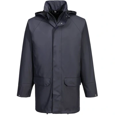 Image of Portwest Flexatex Chem Jacket Dark Navy Large