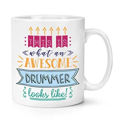 Image of This is What an Awesome Drummer Looks Like 10oz Mug Cup