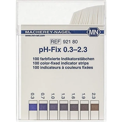 Image of Camlab 1138931 pH Fix indicator stick, 0.3 2.3, 6 mm x 85 (Pack of 100)