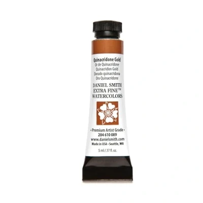 Image of DANIEL SMITH 284610089 Extra Fine Watercolors Tube, 5ml, Quinacridone Gold