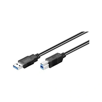 Image of goobay 95721 USB 3.0 Superspeed Cable, Black, 0.25m Length