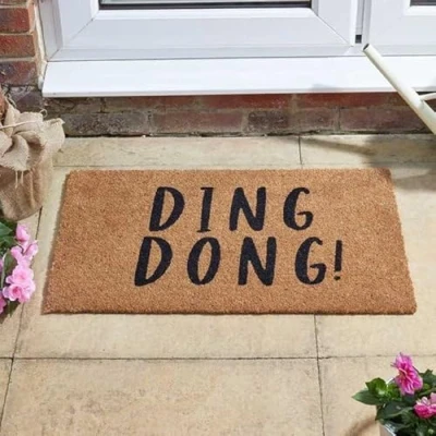 Image of Briers Ltd Ding Dong! Decoir Mat 45x75cm Doormat
