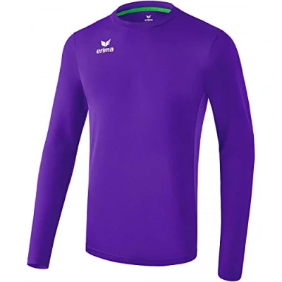 Image of Erima Men&#039;s Liga Long Sleeve Jersey, Violet, XL UK