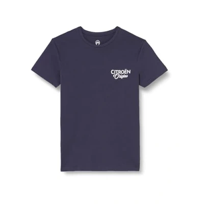 Image of CITROËN Men&#039;s T Shirt Origins Small &amp; Stampa Evolution Sketches Sul Retro C24s, Deep Blue, XL