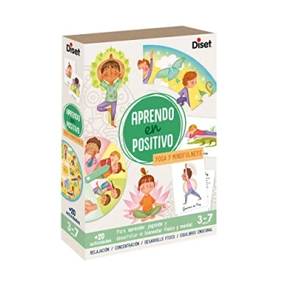 Image of DISET 41205 Yoga/Mindfulness Letters Game Learning in Positive, Multicoloured