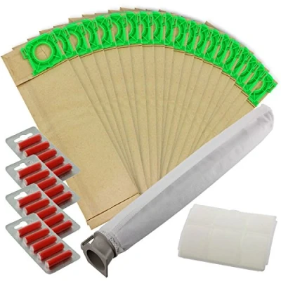 Image of SPARES2GO Bag and Filter Service Kit Compatible With Sebo X Series &amp; C Vacuum Cleaner (Pack of 20 Bags, 2 Filters + Fresheners)