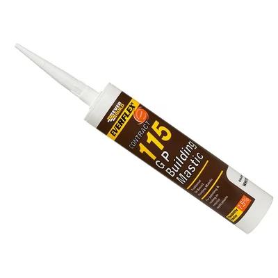Image of Everbuild Everflex 115 GP Building Mastic For Joint Pointing and Sealing Internal External Use Brown 285ml