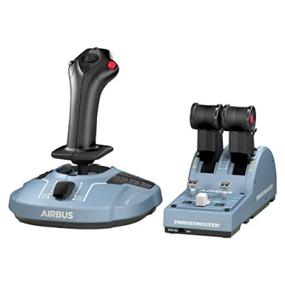 Image of Thrustmaster Airbus Edition Black, Blue USB Joystick Analogue / Digital PC