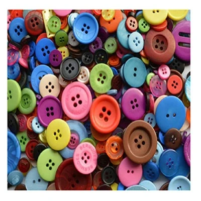Image of 50g Mixed Craft Buttons Assorted colours and Sizes for Sewing &amp; Crafting by