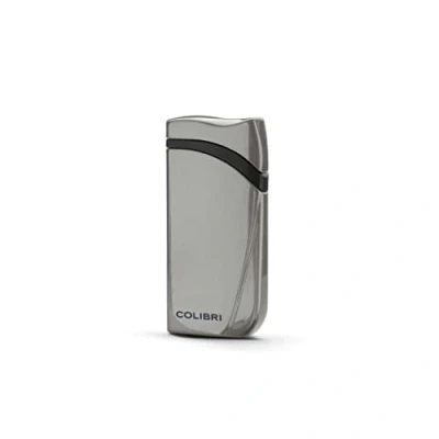 Image of Colibri Falcon Jet Lighter Powerful and Windproof Single Flame Blue Fuel Window Action Ignition Refill with Butane (No Gas Included) Nice Elegant Gift Box