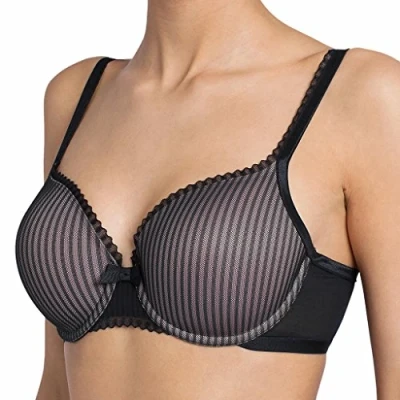 Image of Sloggi Women&#039;s GO Ribbed R Brazil C2P Briefs, GREY COMBINATION, M