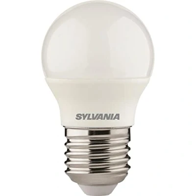 Image of Sylvania LED 45mm Round 4.5W (40W) E27 Opal Cool White