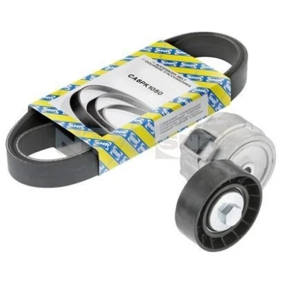 Image of 5010437106, 5010437598 V ribbed belt set SNR KA858.02