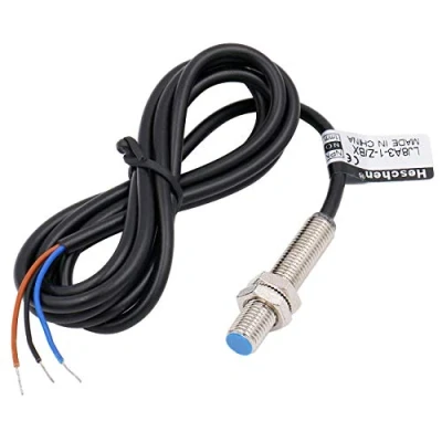 Image of Heschen M8 Inductive Proximity Sensor Switch, Shield Type, LJ8A3 1 Z/BX, Detector 1mm, 10 30VDC 200mA, NPN Normally Open(NO), 3 Wire