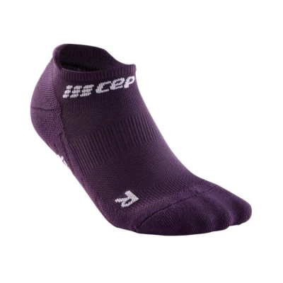 Image of CEP THE RUN compression socks NO SHOW for men Extra short running in violet with Regenerating Size IV L