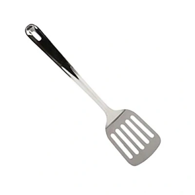 Image of Stainless Steel Slotted Turner Kitchen Cooking for Hot Food Utensil Cooking, Flipping, Turning