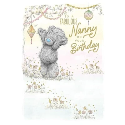 Image of Me To You Tatty Teddy A Fabulous Nanny Birthday Card