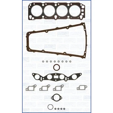 Image of 5013291, 5013293, A84SX6014FA Gasket Set, cylinder head AJUSA 52090000 with gasket, valve stem seals FORD: Sierra Mk2 Saloon