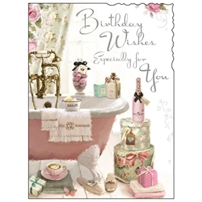 Image of Jonny Javelin Birthday Wishes Female Card