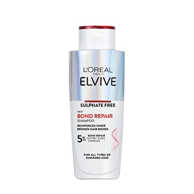Image of L&#039;Oréal Paris Elvive Bond Repair Shampoo by L&#039;Oreal Paris, for Damaged Hair, Deep Repair, Bonding Hair Care, 200ml