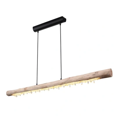 Image of Felicitas 120cm Bar Pendant Ceiling Light Matt Black LED 3000K