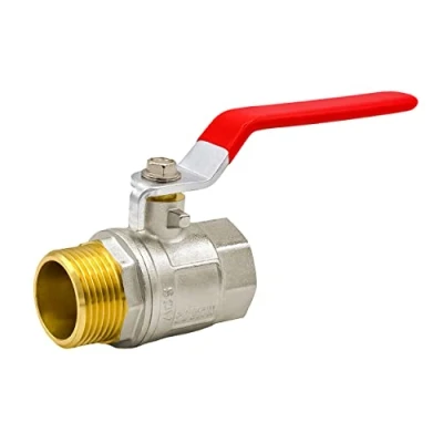 Image of VARIOSAN Ball Valve 13408 1 1/4 Inch Female / Male Thread DN32 Brass Full Bore Lever Handle