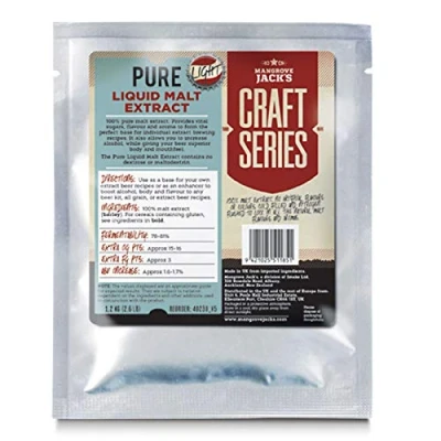 Image of 1.2 kg Mangrove Jack&#039;s Pure Liquid Malt Extract Light