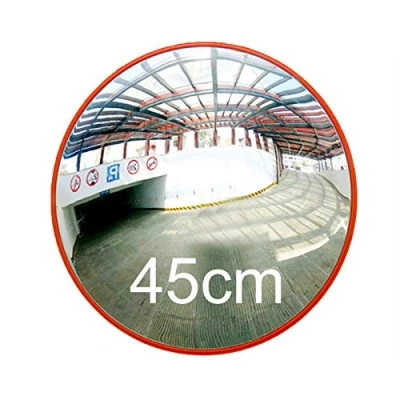 Image of Indoor Convex Mirror 45cm 18 inch Wide Angle Security Curved Polycarbonate Traffic Road for Shops Store Parking Workshop Supermarket Driveway