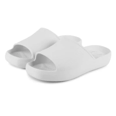 Image of Totes SOLBOUNCE Ladies Ribbed Slider Sandals