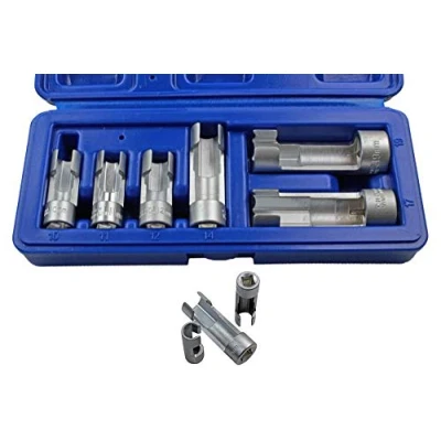 Image of US PRO 6pc Difficult Access Sockets 3/8 + 1/2&#039;&#039; Drive 10mm 19mm ABS Sensor
