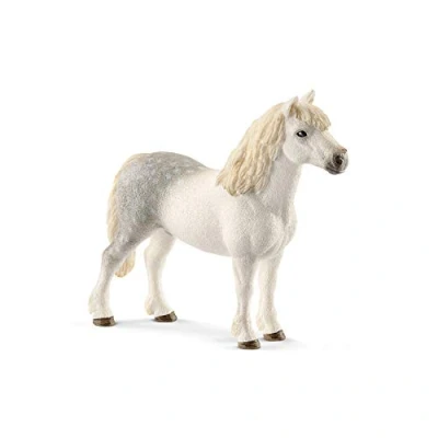Image of SCHLEICH 13871 Welsh pony stallion Farm World Toy Figurine for children aged 3 8 Years, White