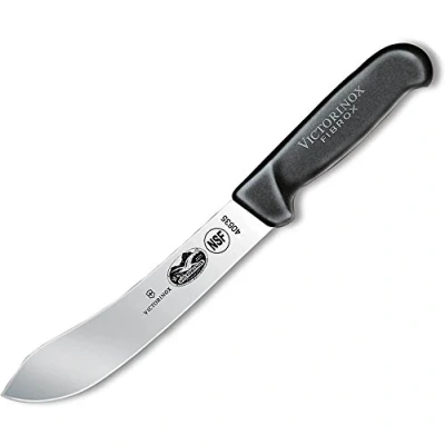 Image of Victorinox 5740318 Fibrox Butchers Slaughter Knife 18cm Stainless Steel Blade