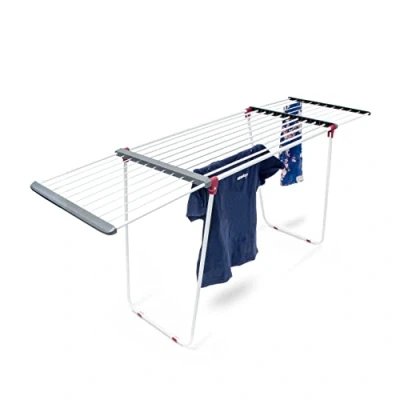 Image of Relaxdays Foldable, Extendible Clothes Drying Rack 18m