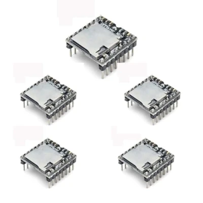 Image of 5pcs Mini MP3 Player DFPlayer Master Module Compatible with Arduino Support TF Card and USB Flash Drive