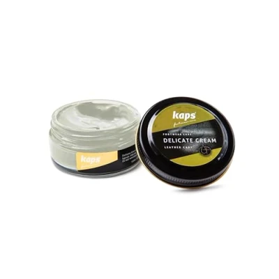 Image of Kaps Shoe Care Cream, Intensive Leather and Nourishing, Delicate (153 off white)