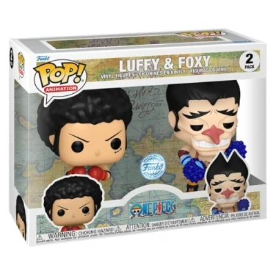 Image of Funko 82451 Pop! Animation: One Piece Luffy &amp; Foxy (Special Edition) 2 Pack