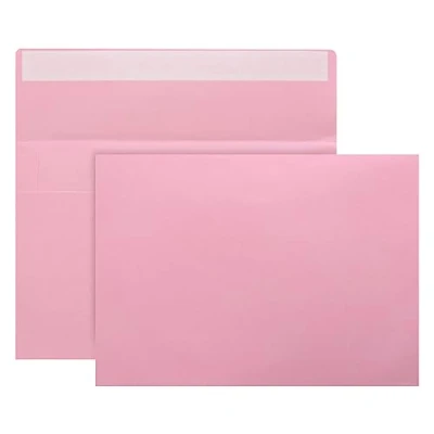 Image of 50 Packs A7 Envelopes,5x7 Envelopes for Invitations,Printable invitation envelope,Photos, postcards, greeting cards, mailings, Wedding Self sealing (pink)