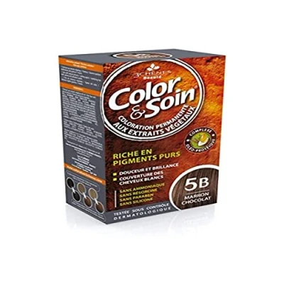 Image of Les 3 Chênes Color &amp; Soin Permanent Care Chocolate Brown: 5B