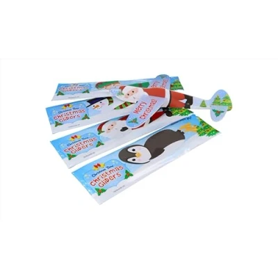 Image of HENBRANDT 48 x Christmas Gliders for Kids 17cm Polystyrene Flying Xmas Stocking Fillers Toy Loot Bag Eve Party Favours Poly Girls and Boys