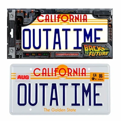 Image of Doctor Collector Back to The Future Outatime Licence Plate Replica