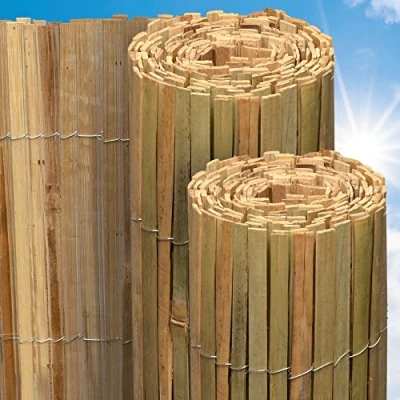 Image of Sol Royal Natural Garden Bamboo Fence 120x600cm SolVision B89 Robust &amp; Weatherproof FSC® Balcony Privacy Screen Protection Outdoor Mat Sun Wind