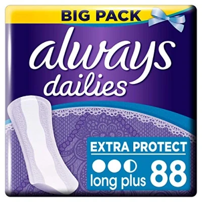 Image of Always Dailies Extra Protect Long Plus Pantiliners 480g 88pc