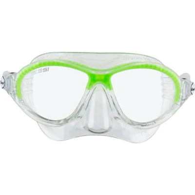Image of Cressi Kids Moon Snorkeling Mask, Clear/Lilac, 5 10 Years